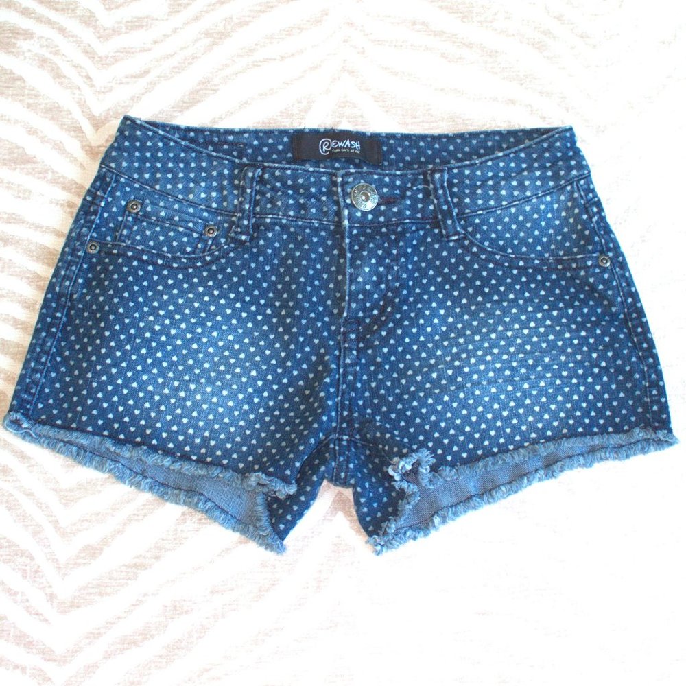 Rewash Jeans Booty Shorts | Frayed Jeans Shorts